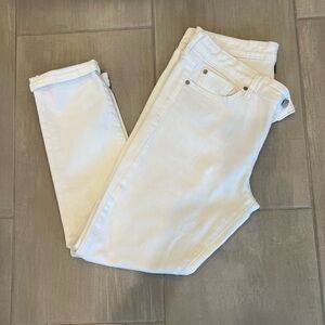 GAP Girlfriend White Jeans Size 10